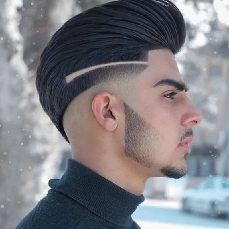 

Hot Rechargable Cordless Trimmer Men 0mm Baldheaded Hair Clipper Haircut for Salon t6