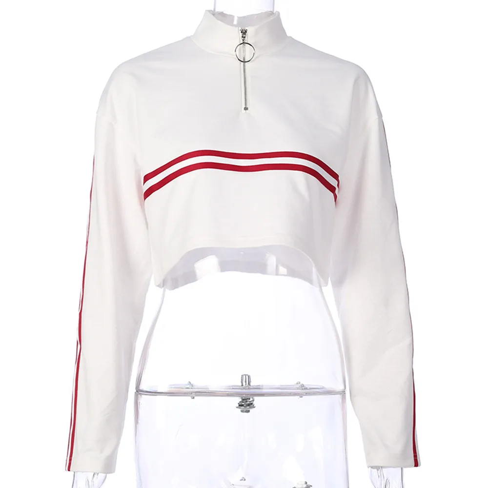 Толстовка kpop уличная женская маленькая водолазка полосатая Лоскутная с лентами