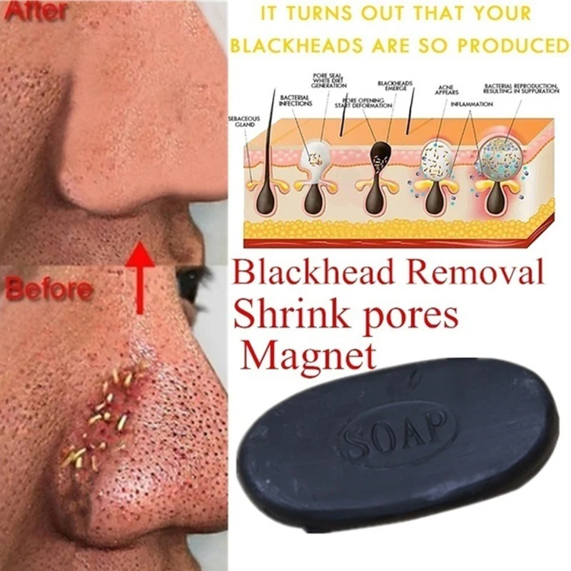 55g прополис из черного бамбукового угля мыло глубокая очистка лица тела!