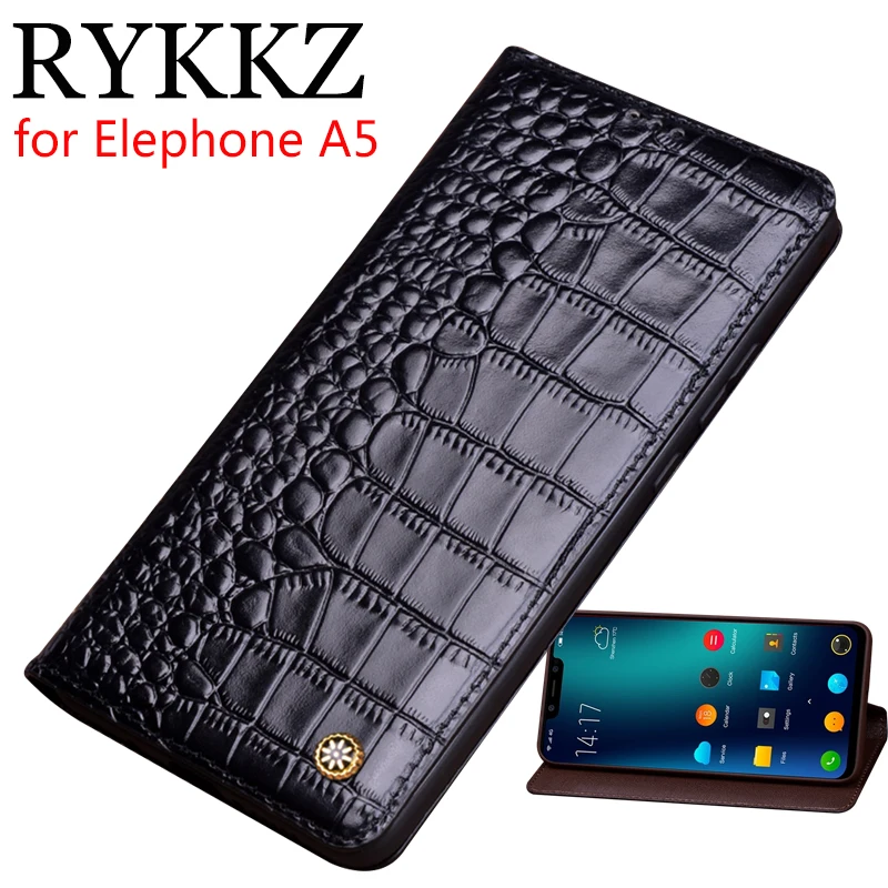 

Genuine Leather Flip Case For Elephone A4 A5 Cover Magnetic case For Elephone A6 Mini Cases Leather Cover Phone Cases Fundas