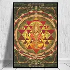 Shri Yantra- Maha Lakshmi Ashtakam-большое количество картин на холсте постеры принты Куадрос домашний Декор Спальня