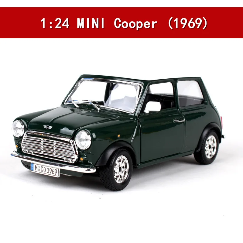 MINI Bburago 1:24 1961 Porsche 356B модель автомобиля из сплава, модель автомобиля, украшение автомобиля, коллекция, Подарочная игрушка - Цвет: MINI