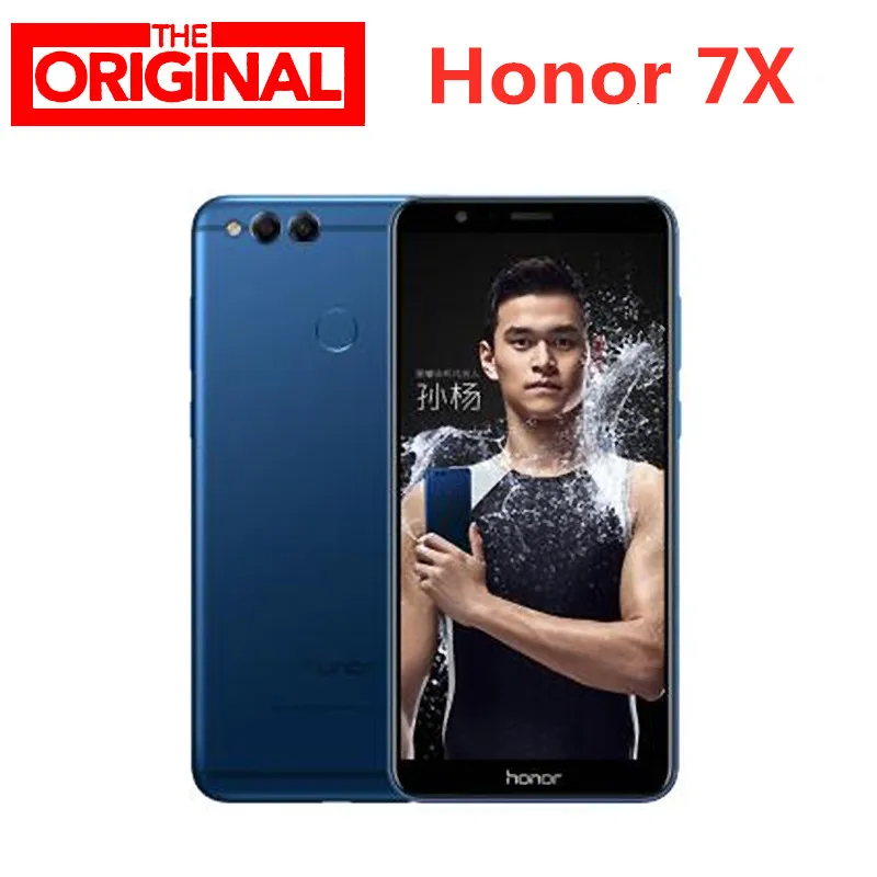 Сток! Huawei Honor 7X мобильный телефон Восьмиядерный 4G LTE Kirin 659 Android 7 0 5 93 &quot2160*1080 полный