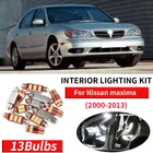 13X фонарь для интерьера автомобиля, для 2000 2001 2002 2003 Nissan maxima, светодиодное Внутреннее освещение