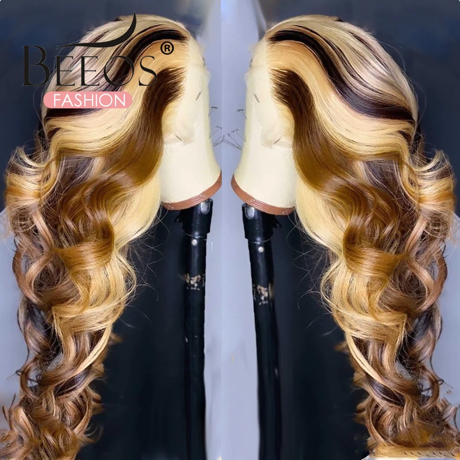 

Highlight 613 Lace Frontal Wig 13x6 Lace Front Human Hair Wigs For Women 613 Colored Wig Pre Plucked Brazilian Remy Hair 30 Inch