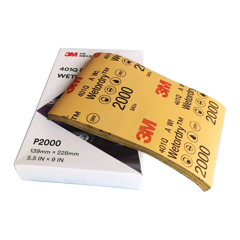 Шлифовальная бумага зернистости 1500/2000 3 м водная/сухая абразивная шлифовальная