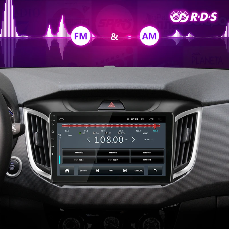 Vtopek 4G WIFI 2 Din 10 &quotавтомобильное радио Android 8 1 сенсорный экран Bluetooth плееры для Hyundai