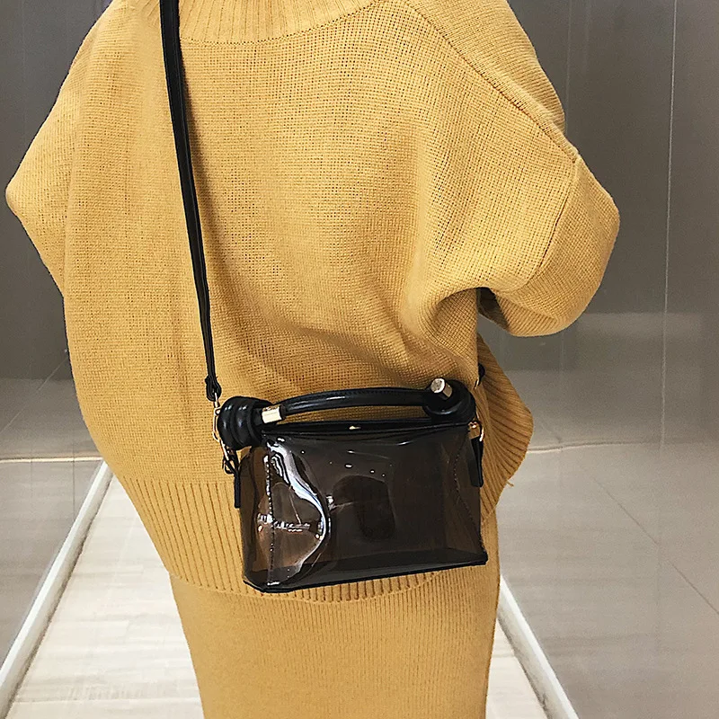 Youda модные стильные женские прозрачные сумки оригинальный дизайн ПВХ материал