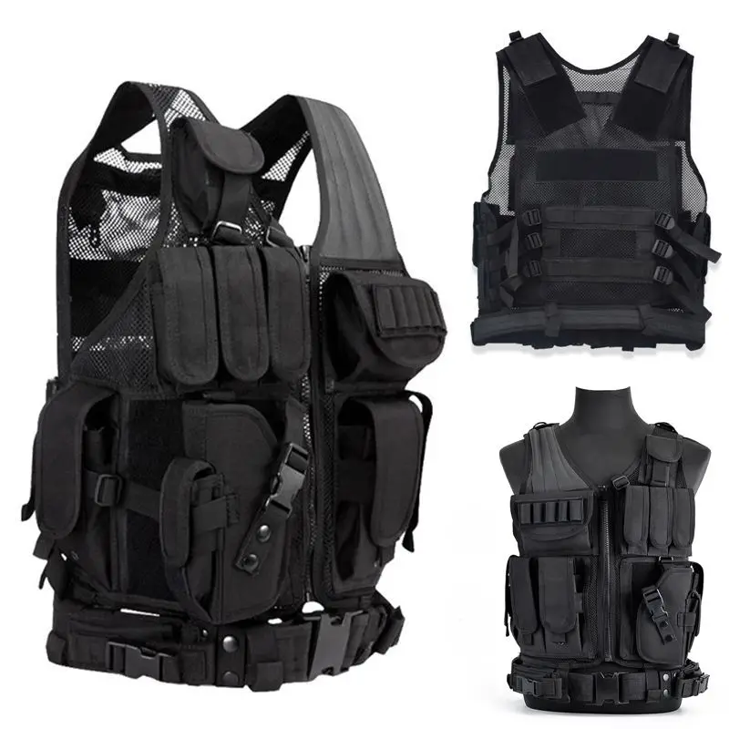 

Airsoft Tactical Gear Hunting Vest Combat Military Paintball Equipment Molle Vest Body Armor Outdoor CS War Game Army Vests