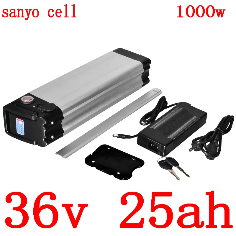 Аккумулятор для электровелосипеда sanyo cell + зарядное устройство 36 В 500 Вт 1000 20 А/ч 21