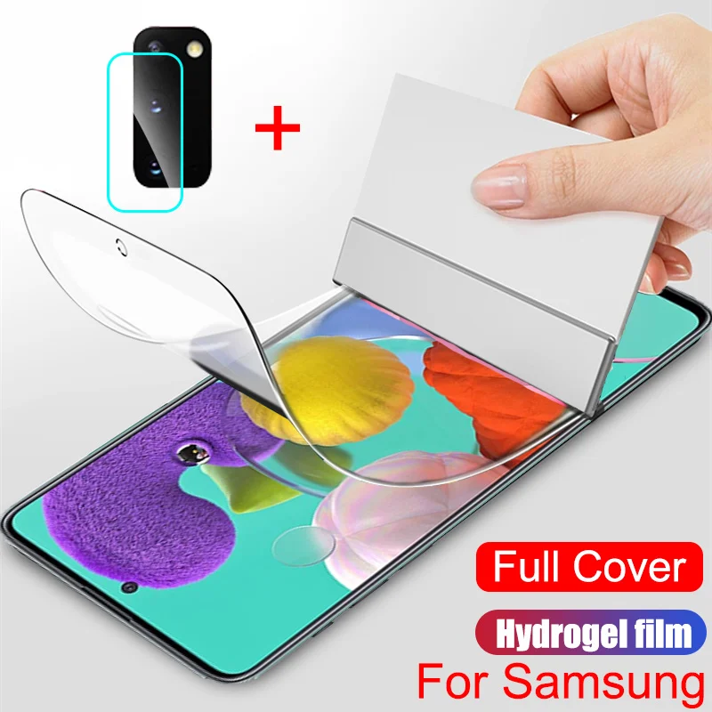 Защитная пленка для экрана Гидрогелевая Samsung Galaxy a51 a71 a50 a70 a10 a20 A40 Note 20 Ultra s10 s20 Plus