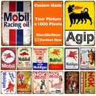 Жестяной декор для паба, бара, потрепанный шик, домашний декор, металлическая табличка, настенный постер, винтажный декор, винтажное искусство, мобильный телефон Agip NGK