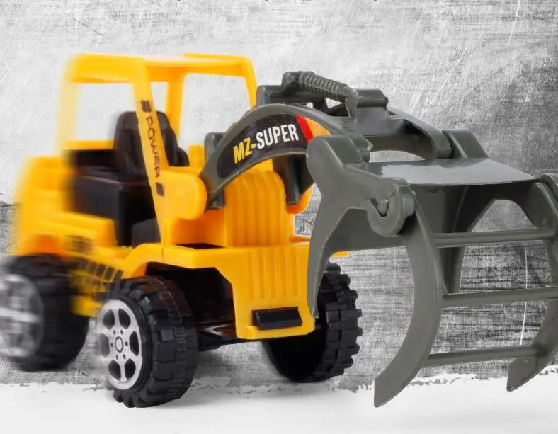 6 шт. детский дорожный строительный автомобиль игрушечный бульдозер землеройная