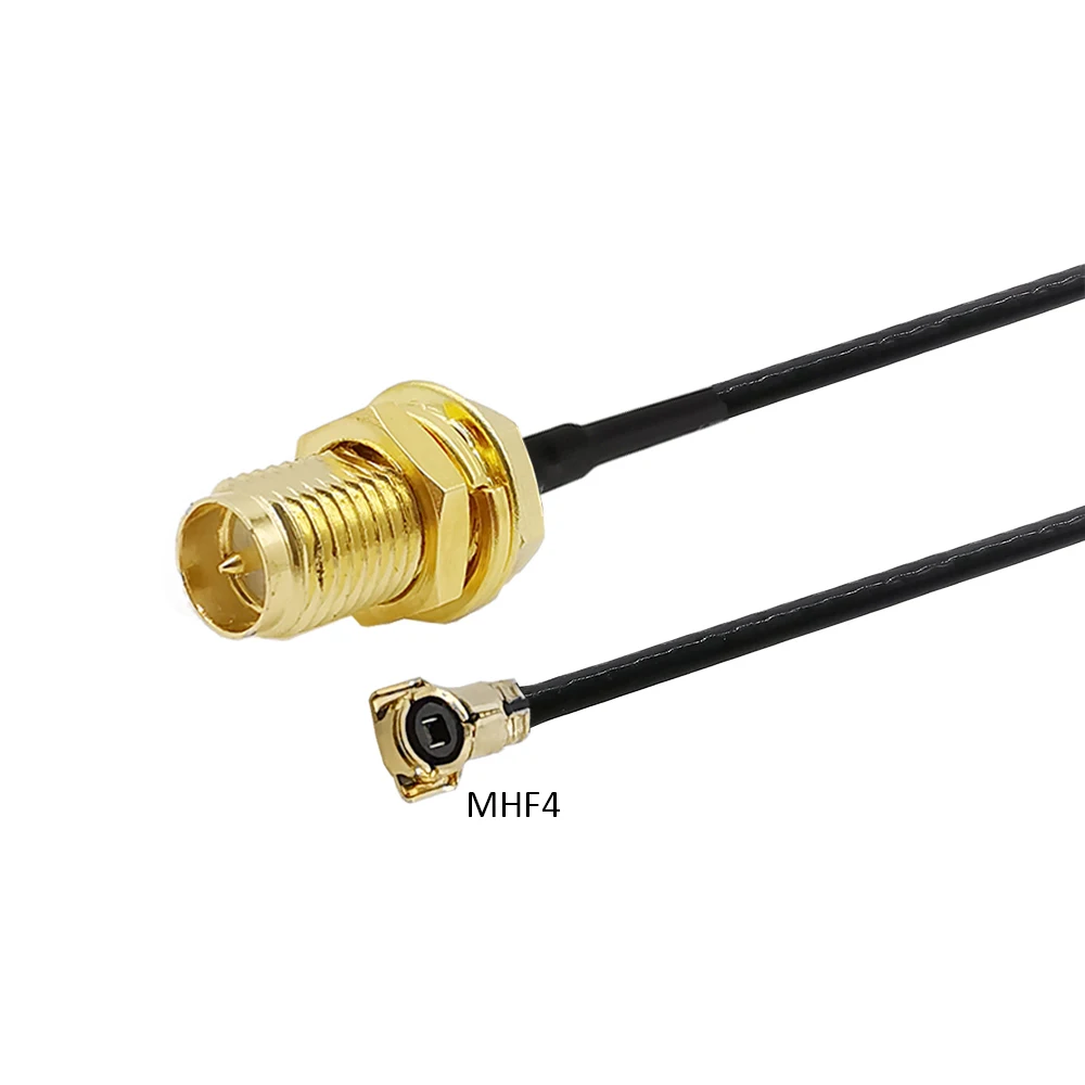 10 шт. MHF4 к RP SMA IPEX U.FL IPX MHFIV гнезду для Mini PCI 0 81 мм 7260NGW 8260NGW M2 карты Intel Беспроводная