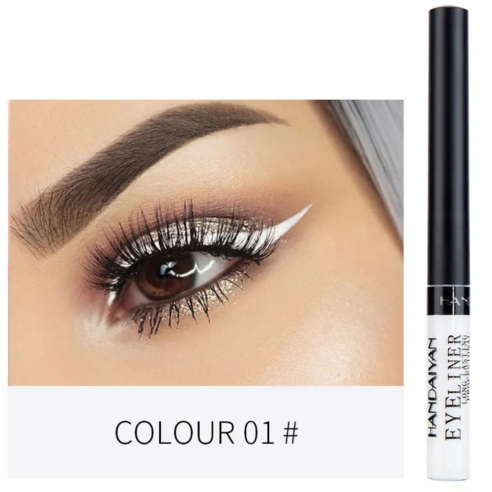 

Colorful Eyeliner Pencil Eyes Cosmetics Brown Liquid Eye Liner Pen Makeup Color Eyeliners Waterproof Felt-tip Eyliner 12 Colors