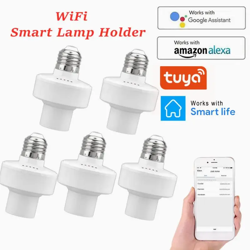 

Держатель для смарсветильник пы E27 E26 85-250 В с поддержкой Wi-Fi