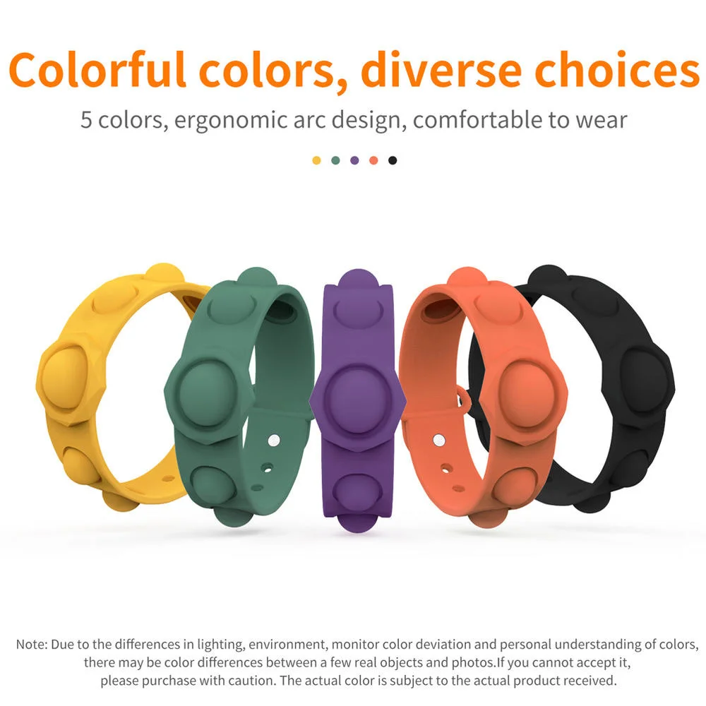 

New Decompression Toy Stress Reliever Press The Finger Bubble Band Brain Game Anxiety Relief Toy Soft Fidget Toy