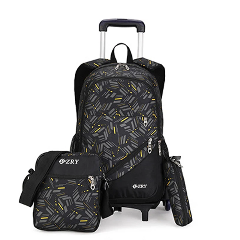 ZIRANYU дети мальчики девочки Тележка школьный рюкзак багаж книга сумки последние