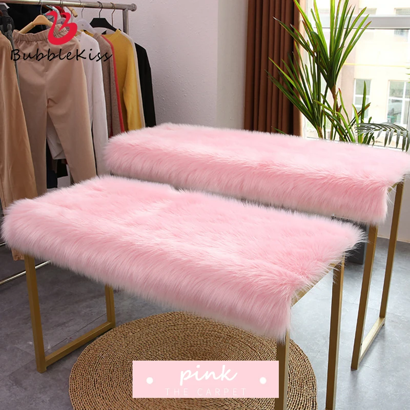 Shaggy Fluffy White Rug