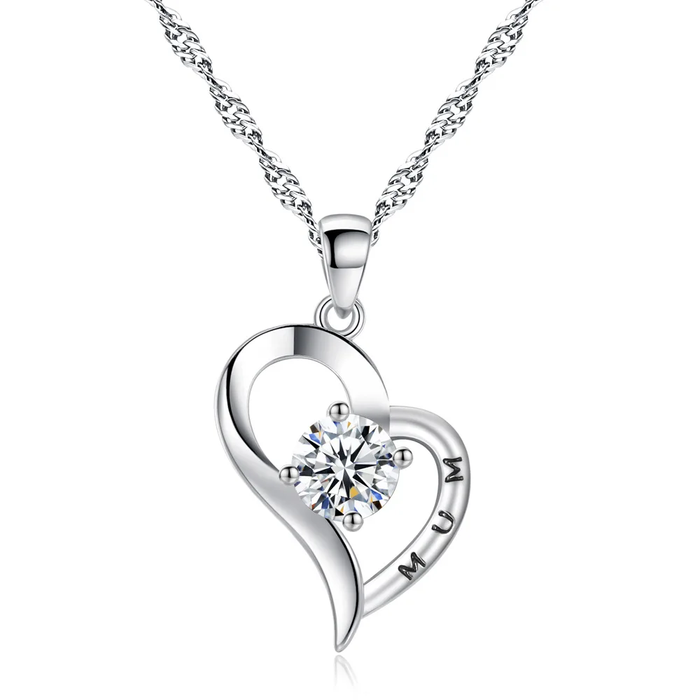 

women wedding jewelry romantic heart necklace and earing set