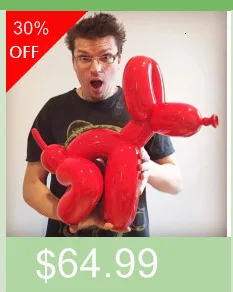 Hot! Newly Produced American Pop Art Resin Craft Balloons Dog Figurine Feces Dog Statue Balloon Dog Xmas, Valentine's Gift