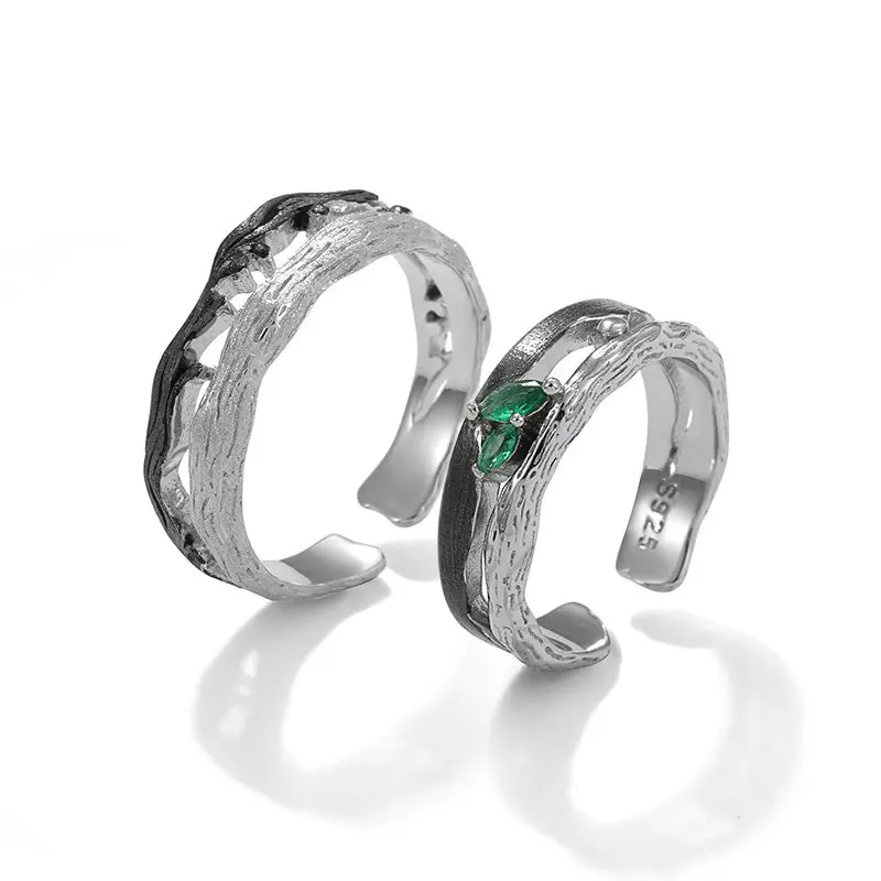 

2021 Original Design Retro Men's And Women's Rings Niche Design Couple Rings Simple And Light Luxury Ring Jewelry Accessories