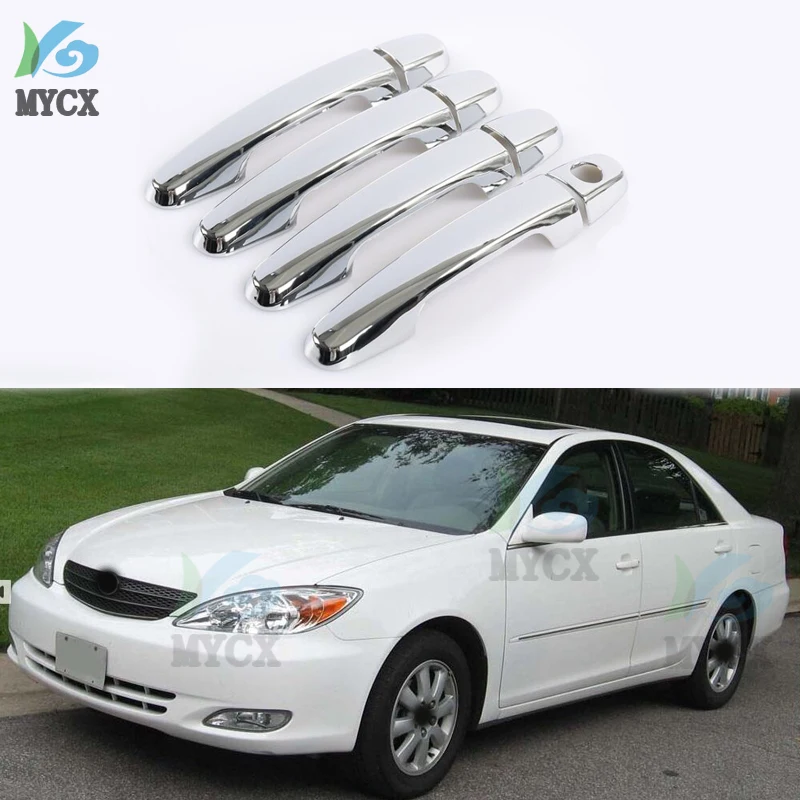 

Chrome Handle Cover Trim For Toyota Camry 30 XV30 2002 2003 2004 2005 2006 Daihatsu Altis Accessories Stickers Car Styling