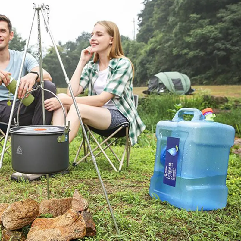 

Car Driving Water Bucket Food Grade PC Water Tank Outdoor Hiking Camping Water Container with Faucet Water Storage Tank