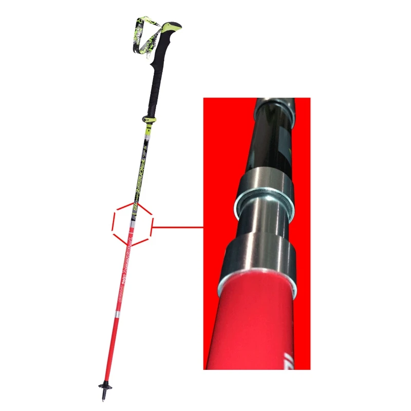 Туристические палки Pioneer из углеродного волокна складные трекинговые