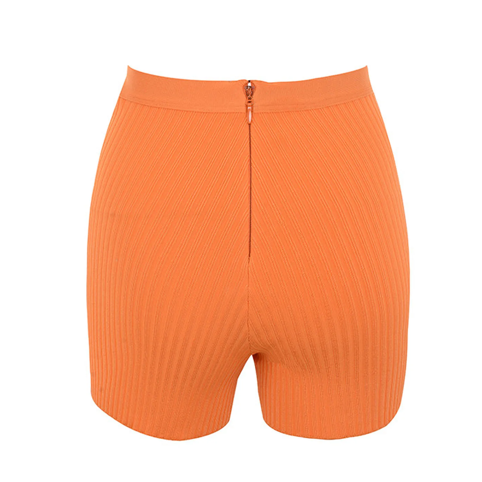 

2021 Casual Women Rib Knit Shorts Soft Comfy High Waist Solid Color Stretch Workout Short Skinny Fashion Women's Short Leggings