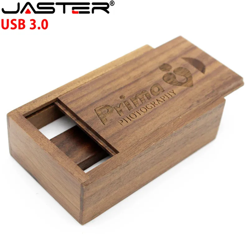 JASTER DIY Пользовательский логотип ореховая деревянная фотография 4 Гб-64 Гб