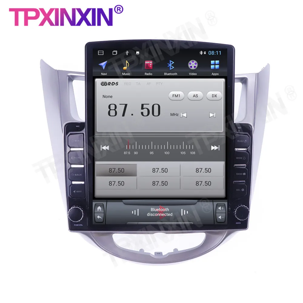 구매 현대 솔라리스 2010-2016 테슬라 화면 128G 안드로이드 10 멀티미디어 플레이어 Headunit 오디오 라디오 네비게이션 무선 Carplay