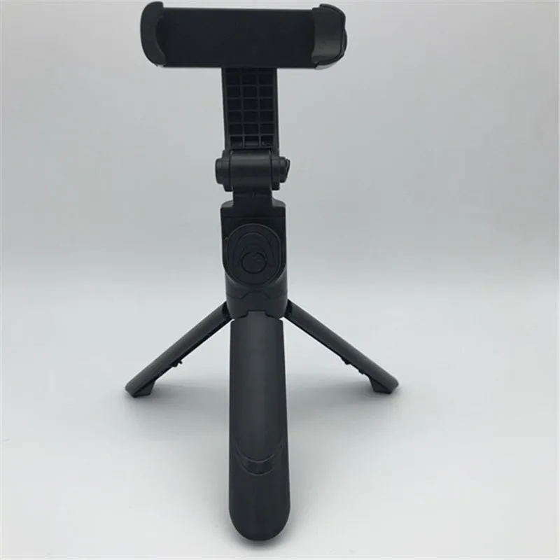 black XT-09 3 в 1 беспроводной Bluetooth селфи палка складной мини штатив ручной монопод с пультом дистанционного управления для IPhone huawei samsung - Цвет: black XT-09