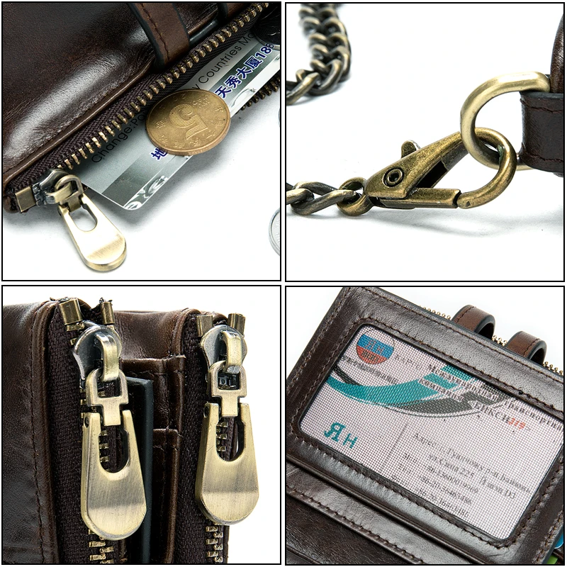 Кошелек из натуральной кожи Rfid, мужские кошельки Crazy Horse, кошелек для монет, Короткий Мужской кошелек, качественный дизайнерский мини кошелек, маленький кошелек