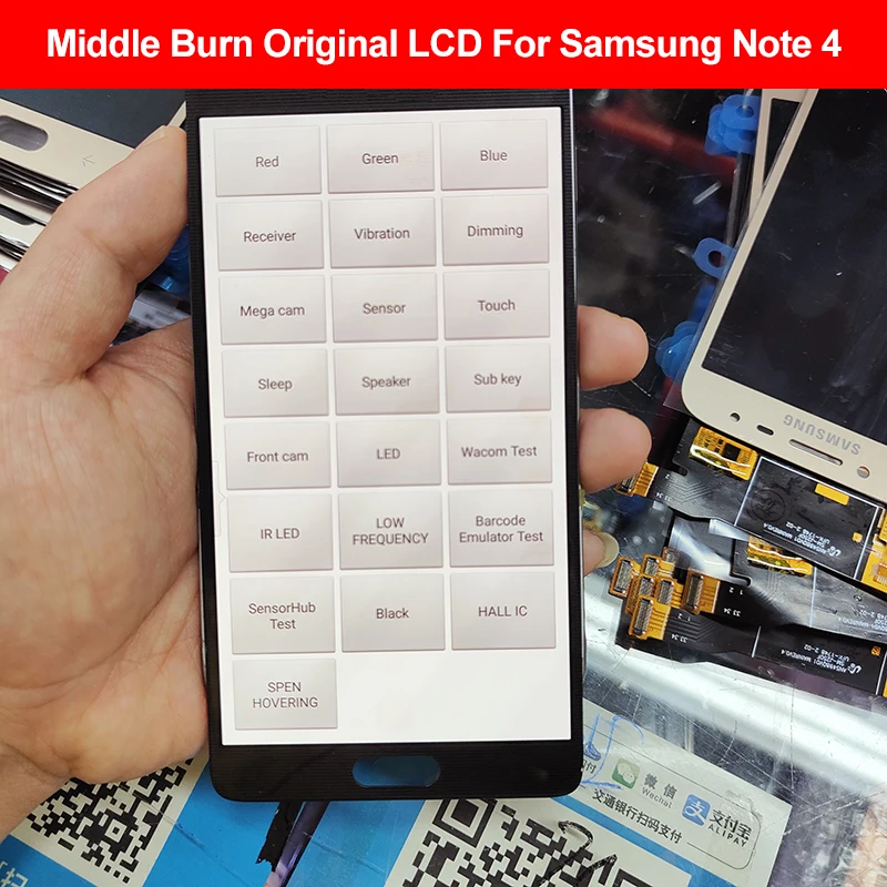 

Оригинальный ЖК-дисплей для Samsung Galaxy Note 4 Note4 N910T N910A, ЖК-дисплей с сенсорным экраном, дигитайзер в сборе, Запасная часть
