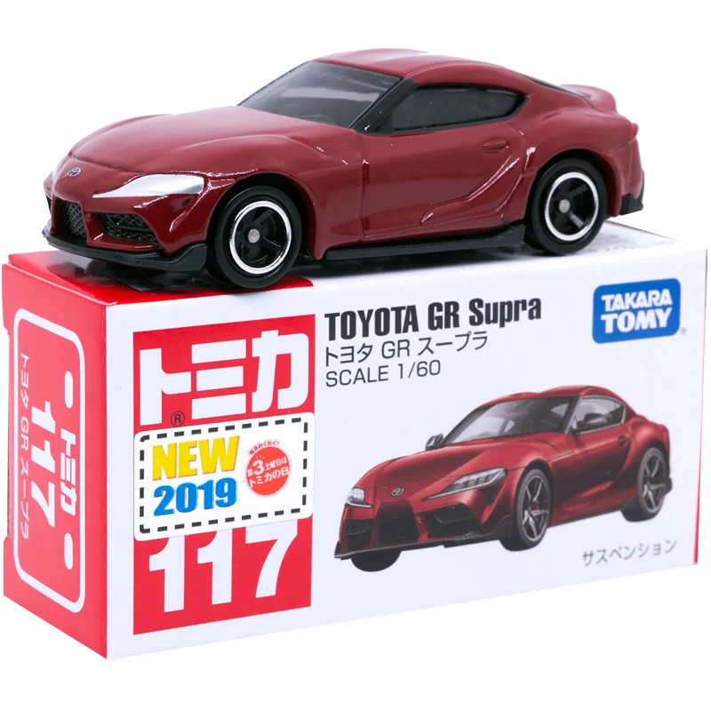 

Takara Tomy Tomica no. 117 Toyota GR выше красный Мини литой автомобиль игрушки для детей с новым лабле