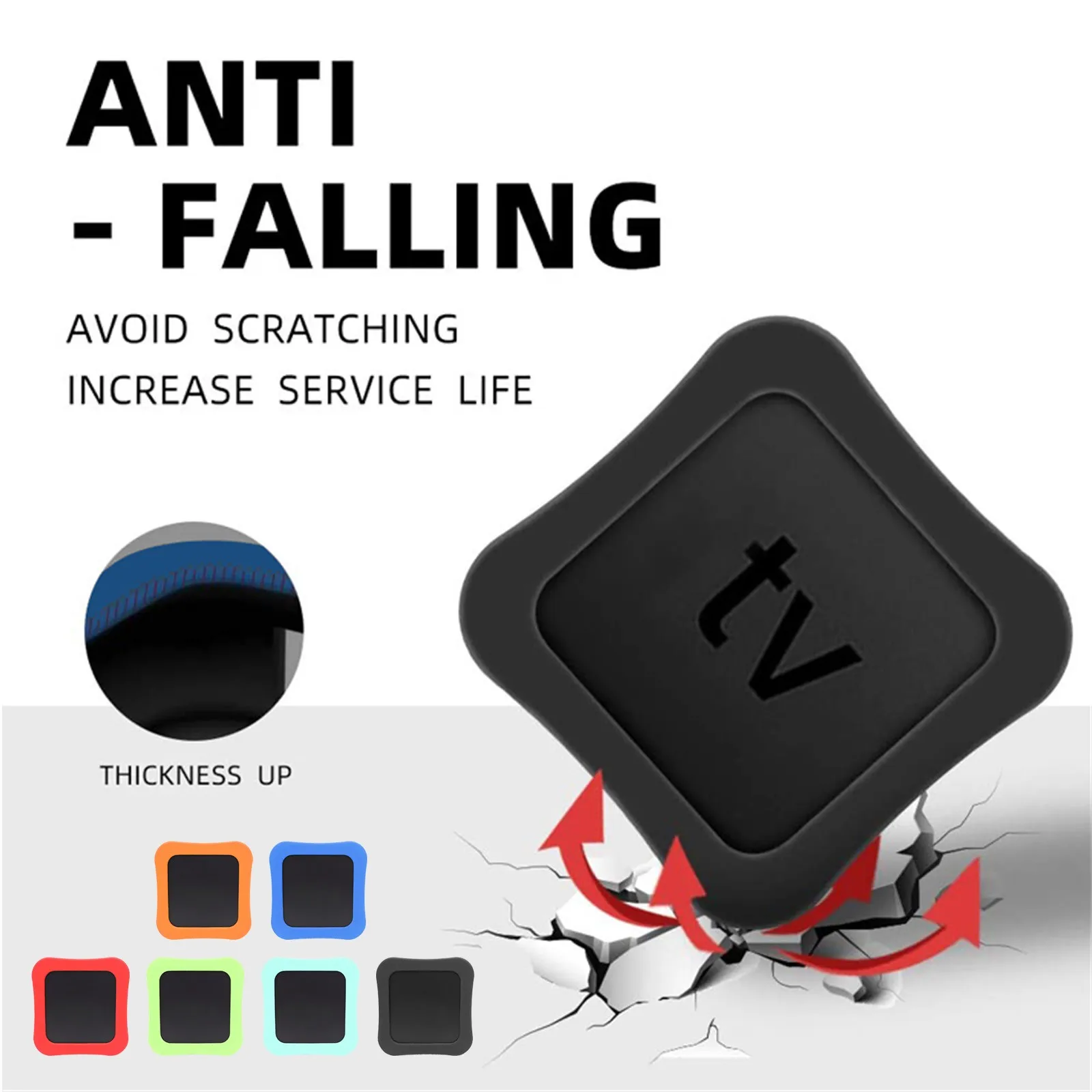 Protective Case For Apple TV 4K 2021 Anti-Slip Waterproof Dustproof Cover Shock Proof Silicone Compatible for | Электроника