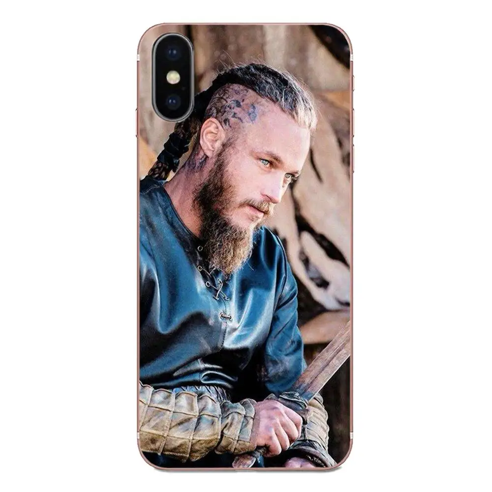 Для Apple iPhone 4 4S 5 5C 5S SE SE2 6 6S 7 8 11 Plus Pro X XS Max XR мягкие чехлы ТВ серии Ragnar Lothbrok Vikings постер
