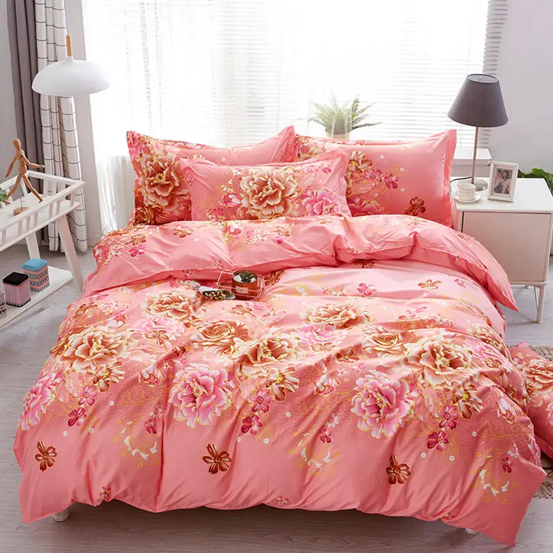 

Luxury Classical Bed Cover Suit New Style Single Double King Size Duvet Cover Set Customizable of Bedding Set Cover 2019 New