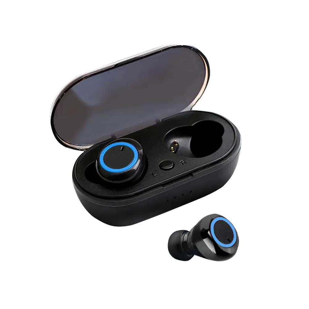 

Y50 TWS Bluetooth 5.0 Earbuds Wireless Earphone In-Ear Touch Control Noise Cancelling Headphone Fone Bluetooth