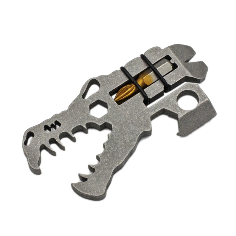 

Outdoor Multifunctional Survival Tool Emergency Self-Rescue Equipment Travel Portable Life-Saving Dinosaur Head Tool