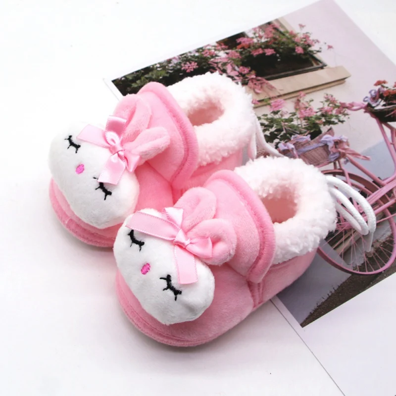 

Winter Baby Girls Boys Shoes Infant Breathable Anti-Slip Casual Cartoon Animal Sneakers Toddler Soft Soled Walking Shoes 0-18M