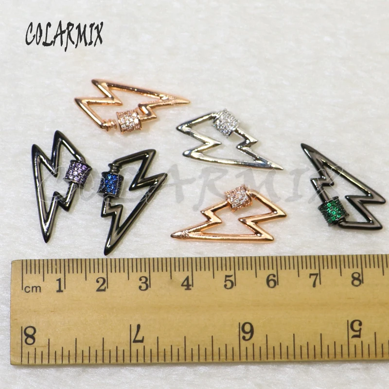 

6Pcs Hollow Flash shape Pendant Charm Jewelry accessory pendant for jewelry making Mix color Gems jewelry fashion 5825