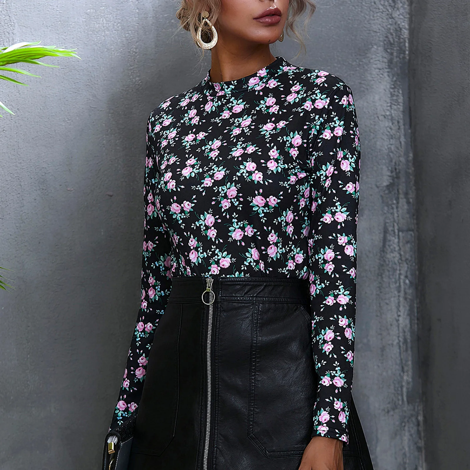 Новинка 2020 стильные и модные женские топы Повседневная Блузка с длинным рукавом