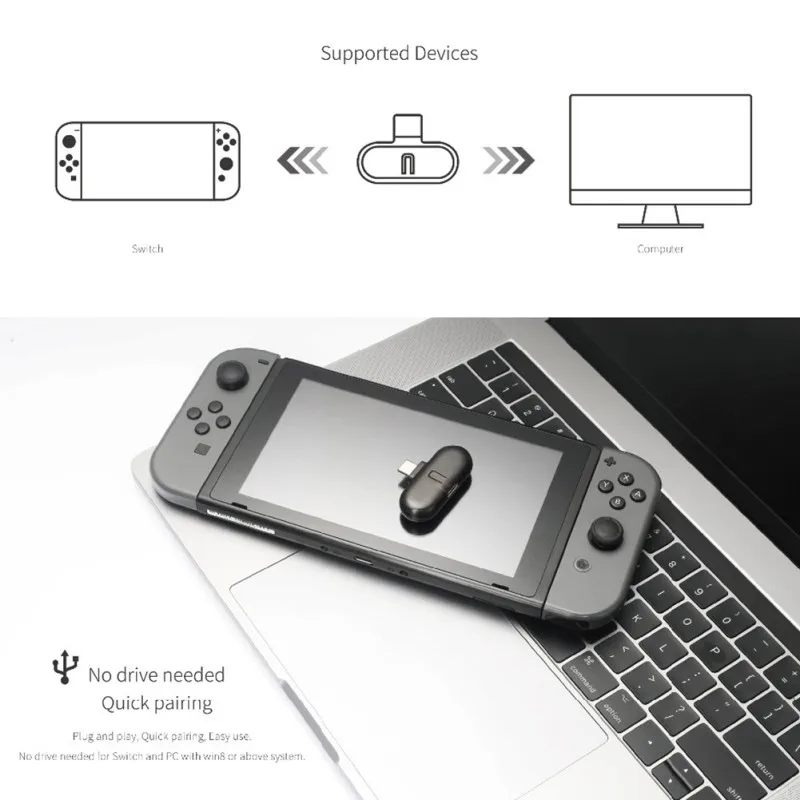 Usb type C Bluetooth передатчик стерео аудио аксессуары для kingd переключатель NS PS4 игровая