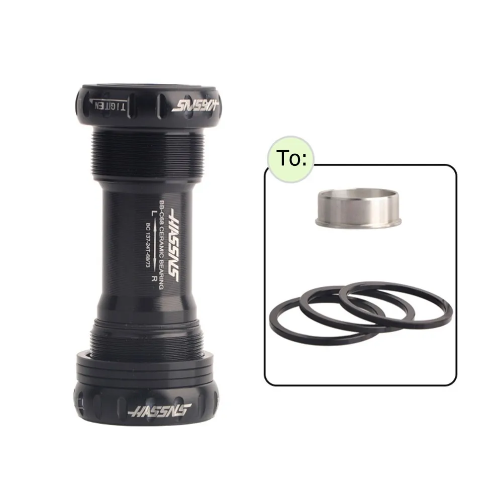 

Bottom Brackets Bearing Ceramic Fittings For 68-73mm Bearing MTB Parts