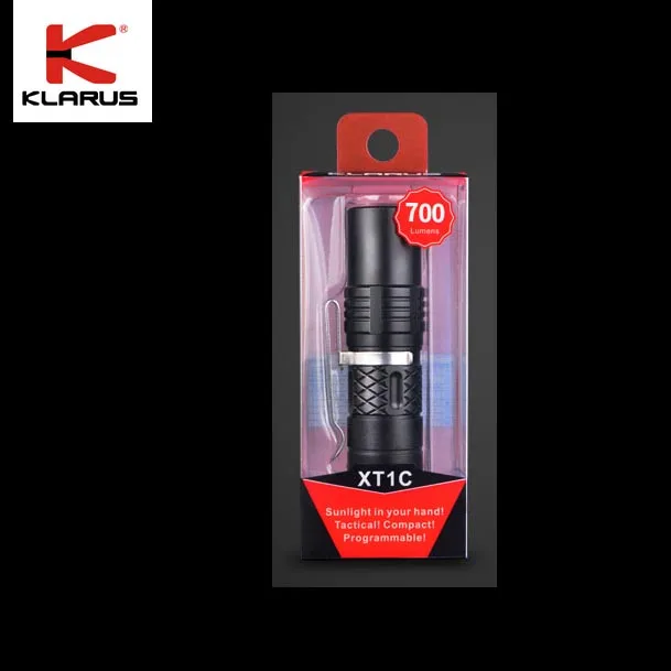 Klarus XT1C Cree XP-L HI V3 700 люмен 3 формы светодиодная вспысветильник тактисветильник с
