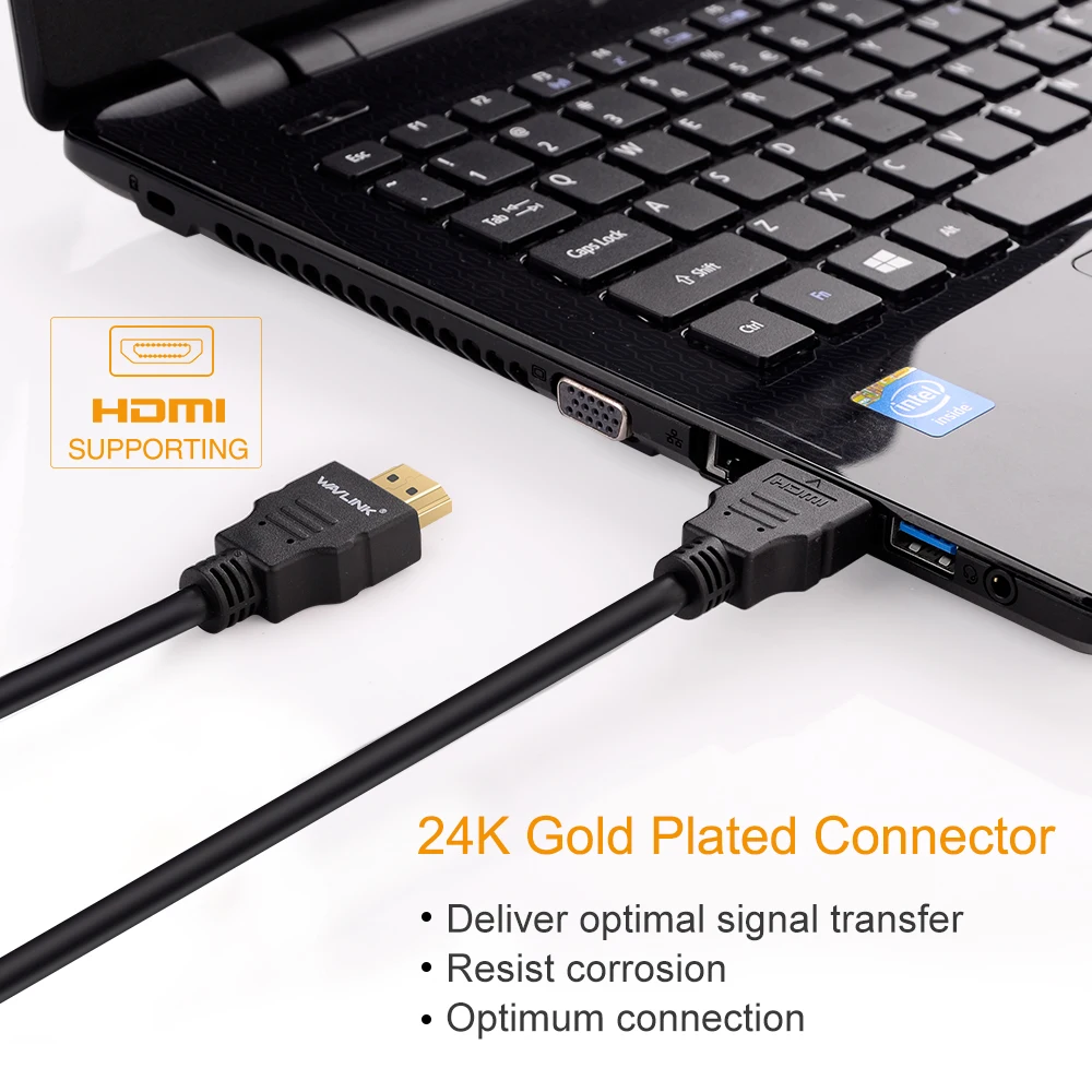 Wavlink 2 м HDMI кабель 0 4k @ 50/60 гц для разветвителя адаптера проектора HDTV Xiaomi TV PS3 PS4|ethernet