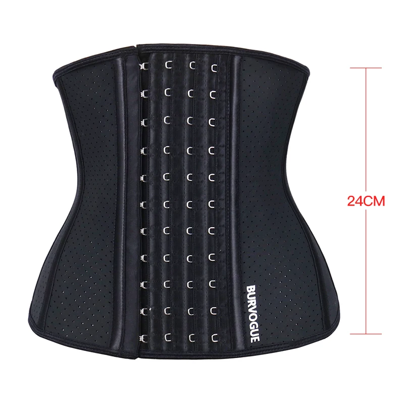 Дышащие Корсеты Burvogue латексные утягивающие корсеты корсет Корректирующее белье