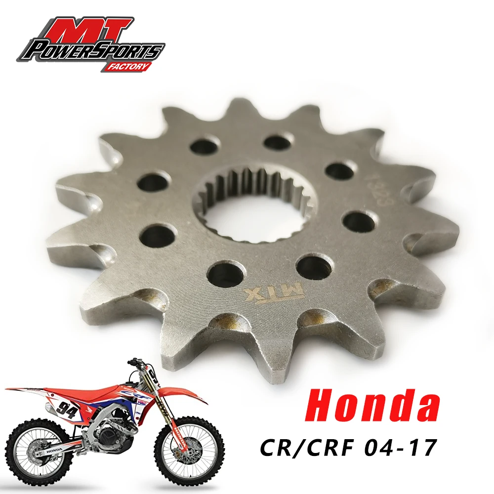 

For Honda Off Road CRF250 2004-2017 Front Sprockets Motorcycle Chain Sprocket Dirt Pit Bike Motorcycle Accessories High Quality